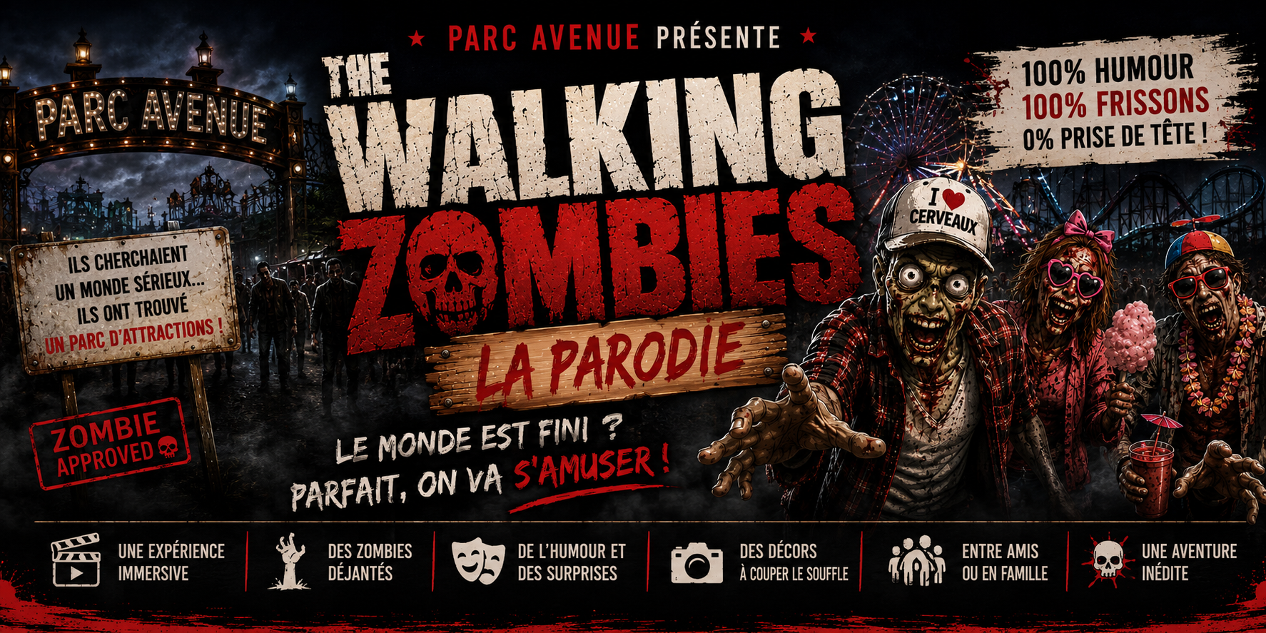 The Walking Zombies – La Parodie
